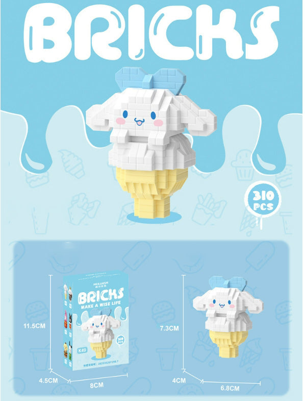 Ice Cream Snacks Building Blocks