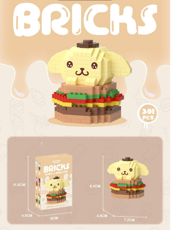 Ice Cream Snacks Building Blocks