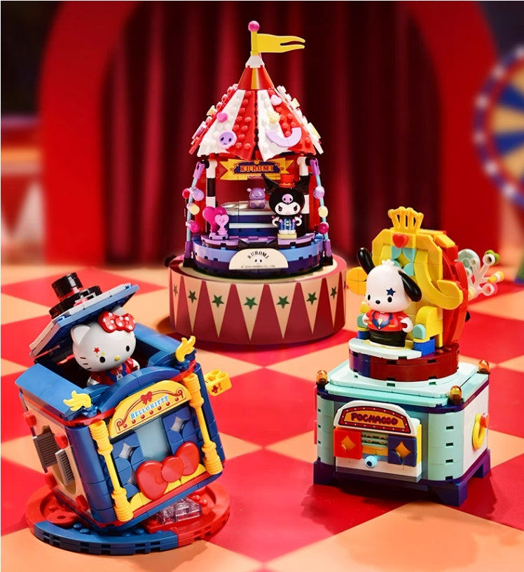 Cartoon Magic Circus Building Blocks