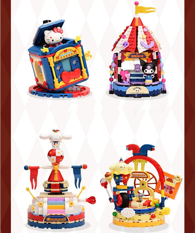 Cartoon Magic Circus Building Blocks