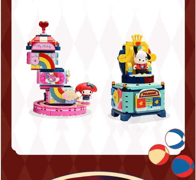 Cartoon Magic Circus Building Blocks