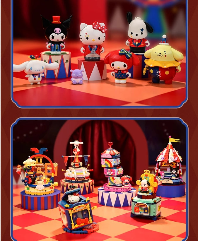 Cartoon Magic Circus Building Blocks