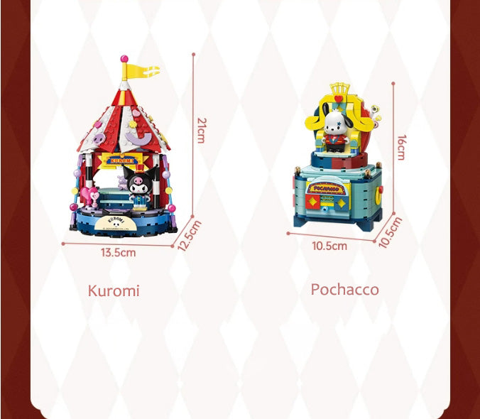 Cartoon Magic Circus Building Blocks