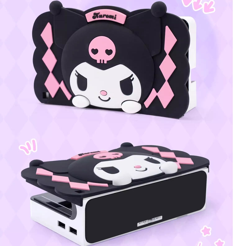 Kuro Soft Silicone Faceplate Cover for Nintendo OLED