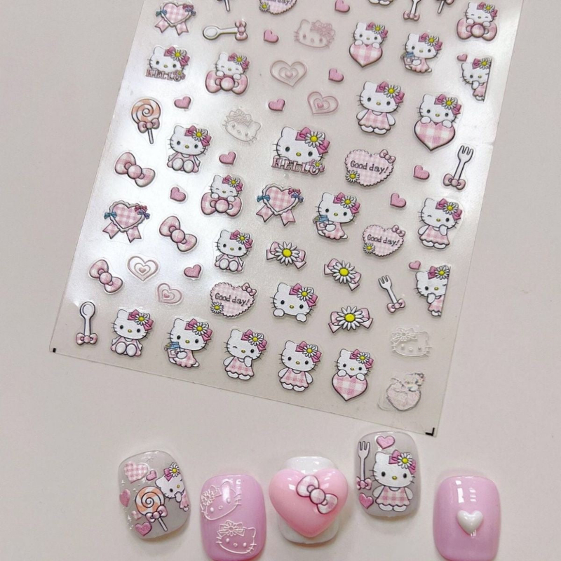 Kitty Nail Stickers KI371
