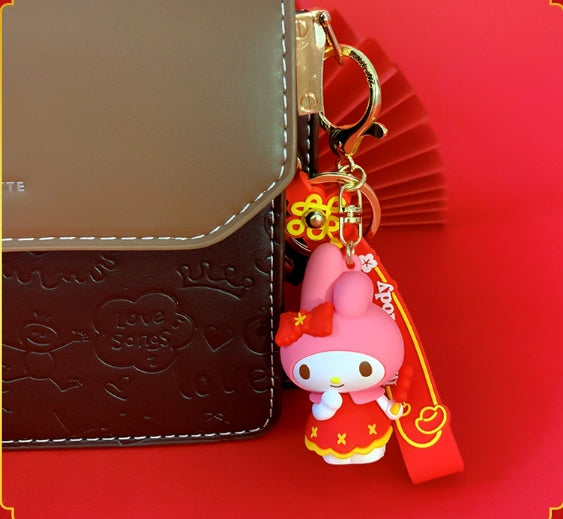 Cartoon New Year Dragon Keychain