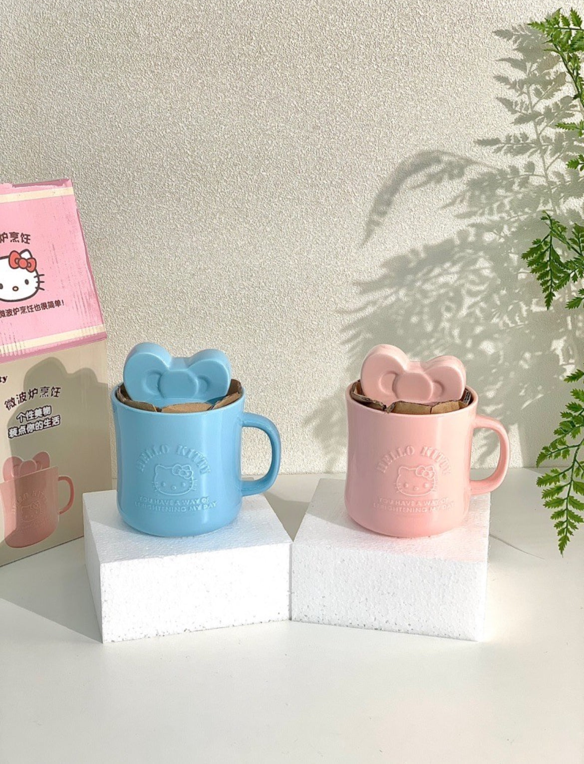 Ceramic Kitty Bow Mug 500ml