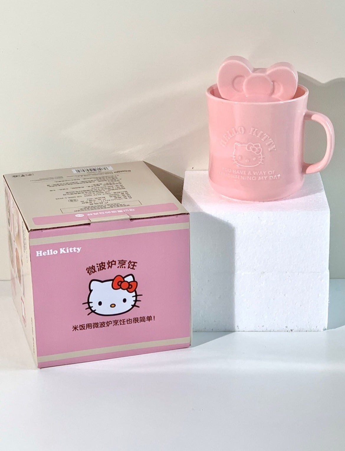 Ceramic Kitty Bow Mug 500ml