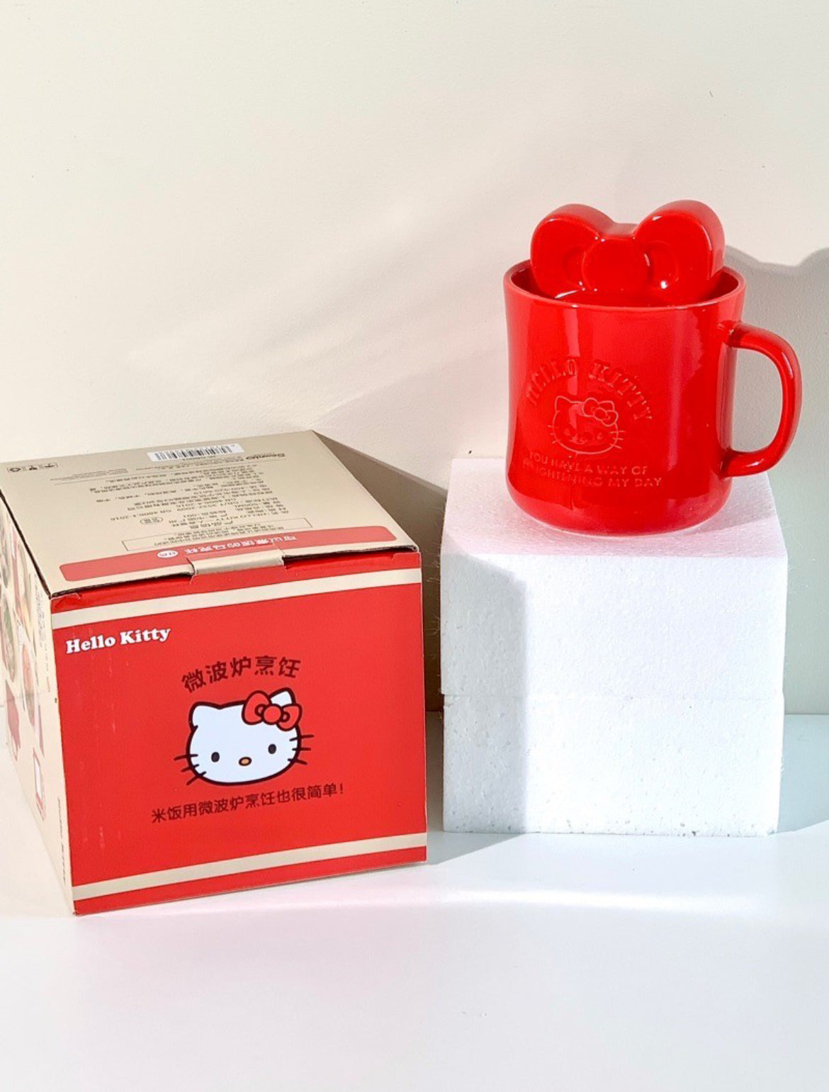 Ceramic Kitty Bow Mug 500ml