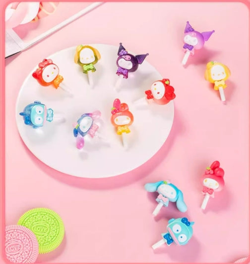 Sachet surprise pour sucettes en forme de haricot mignon
