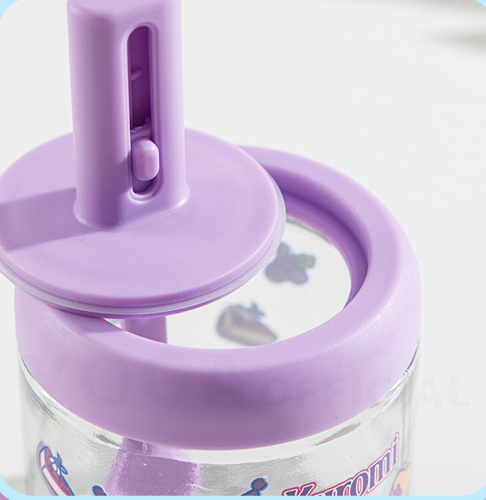 Bouteilles à condiments en verre Kawaii