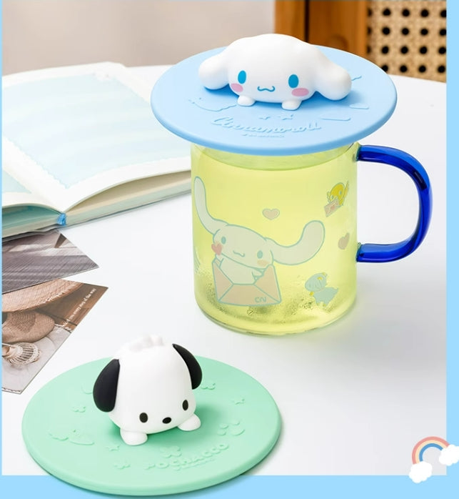 Cartoon Silicone Cup Lids