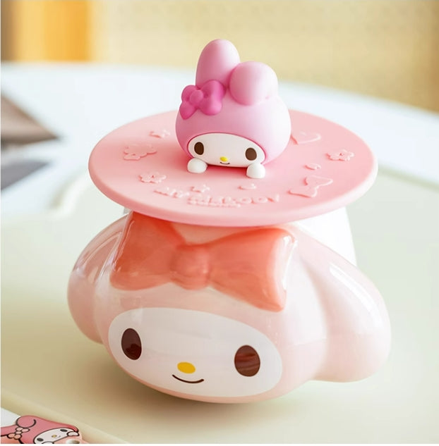 Cartoon Silicone Cup Lids