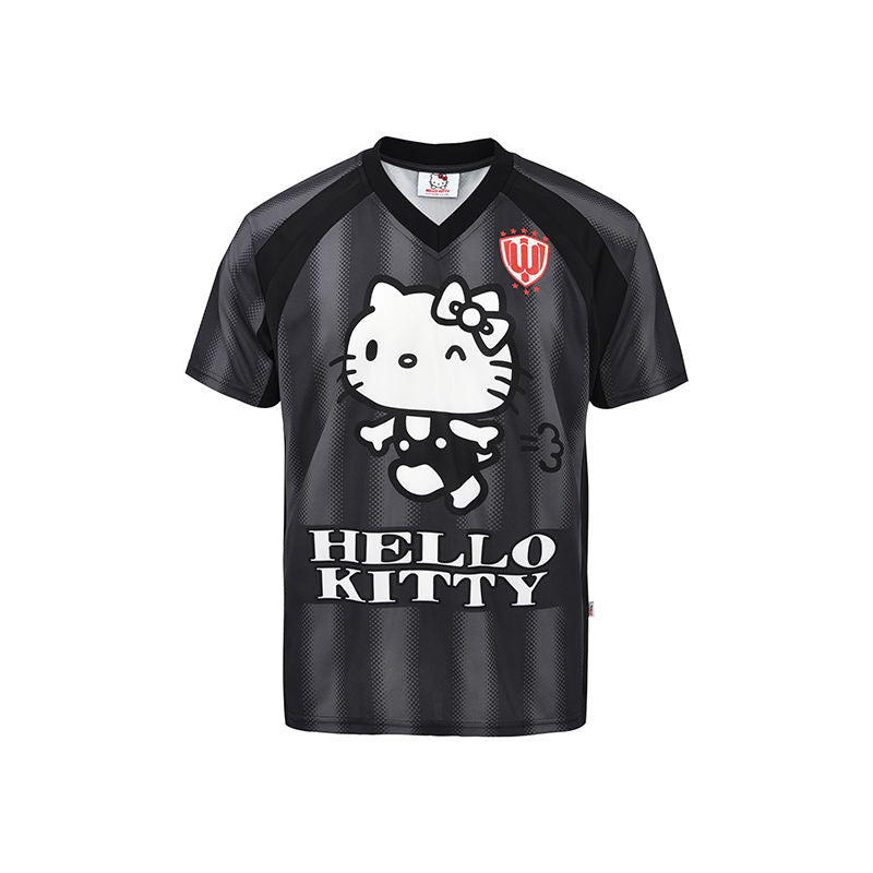 Kitty Striped Soccer Jersey T-Shirts