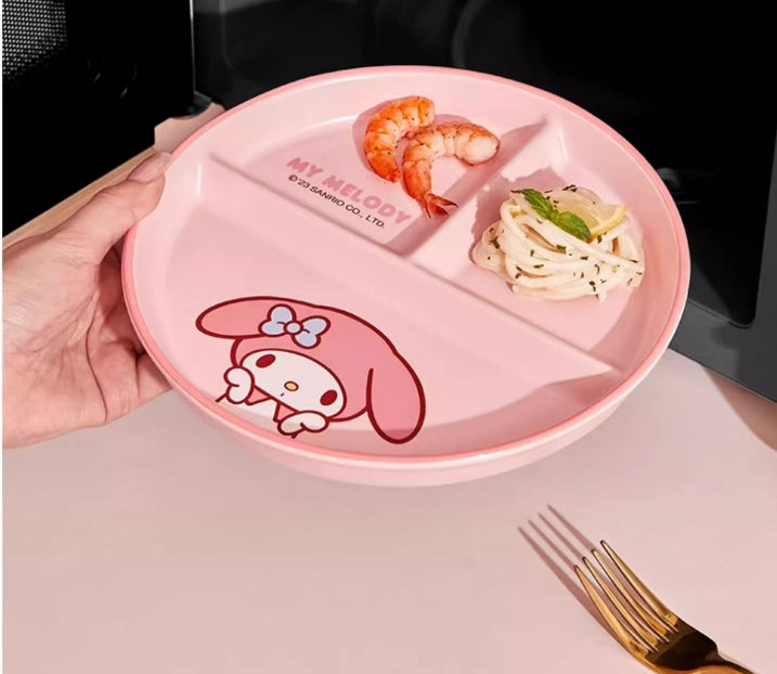 Kawaii Divided Dinner Plate 8 Inch