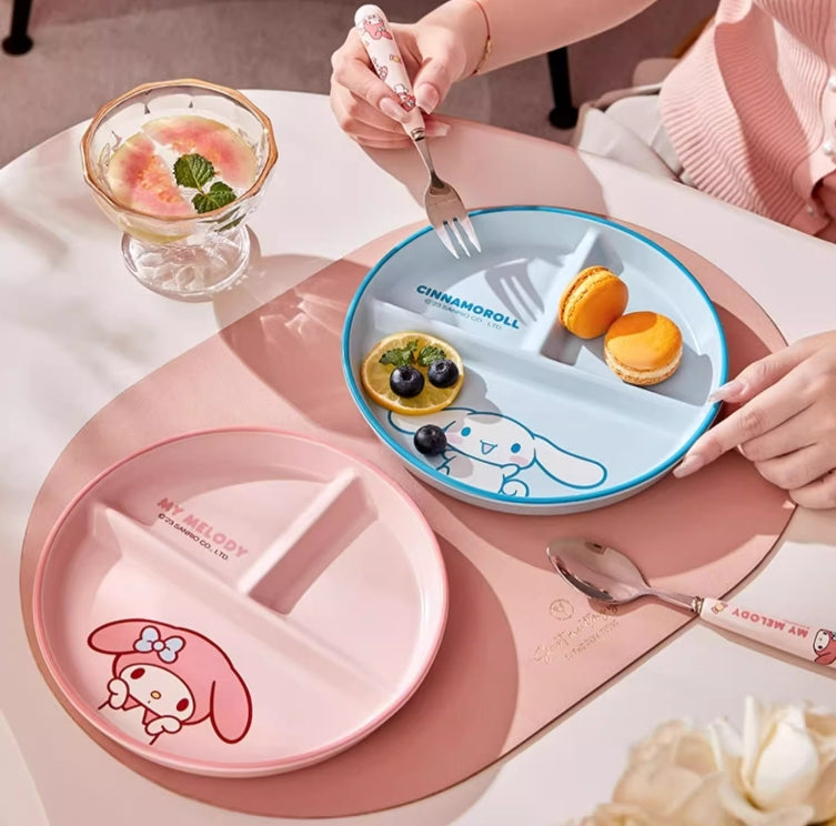 Kawaii Divided Dinner Plate 8 Inch