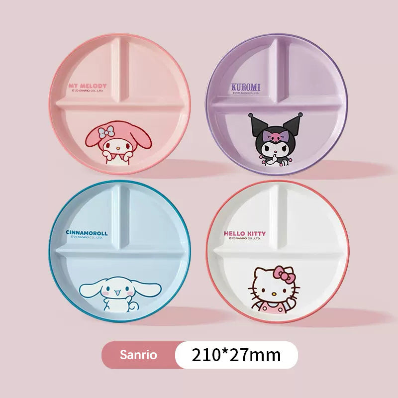 Kawaii Divided Dinner Plate 8 Inch