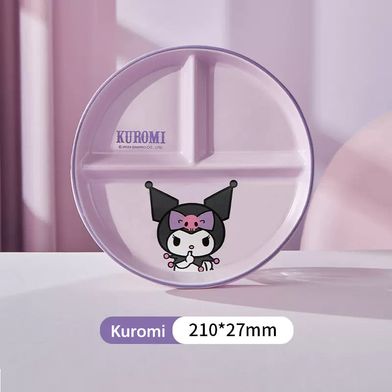 Kawaii Divided Dinner Plate 8 Inch