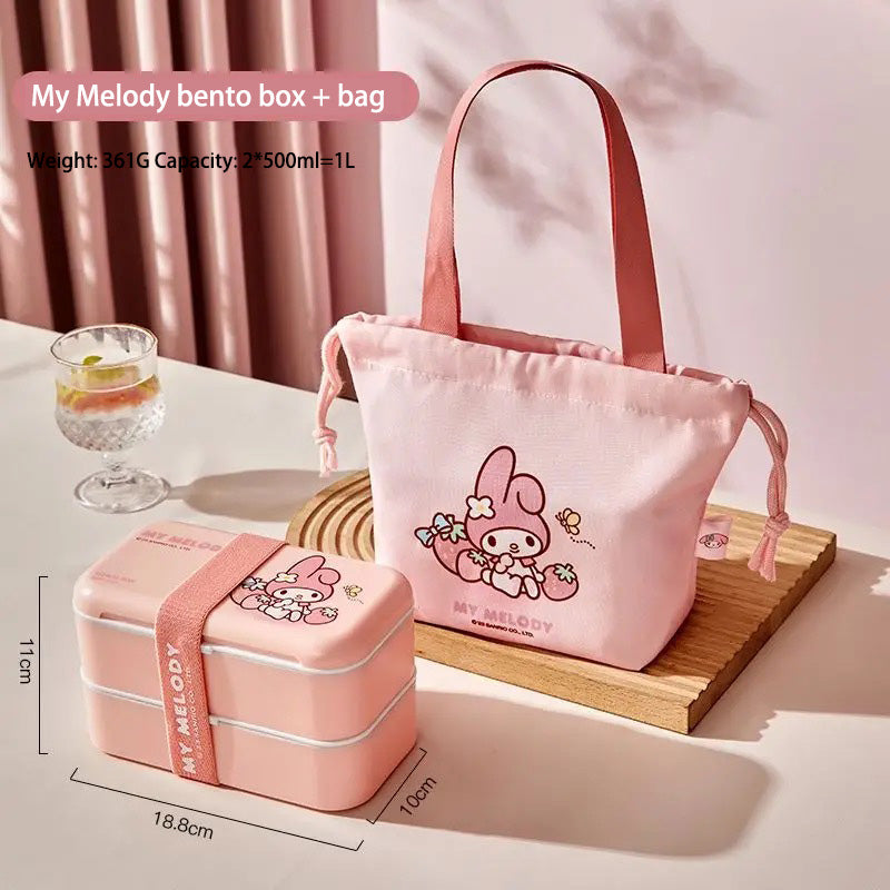 Cartoon Doppelschicht-Lunchbox SK583