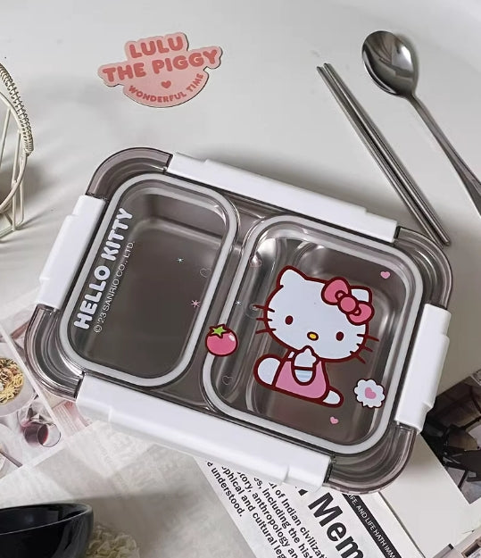 Boîte à bento à compartiments Kawaii