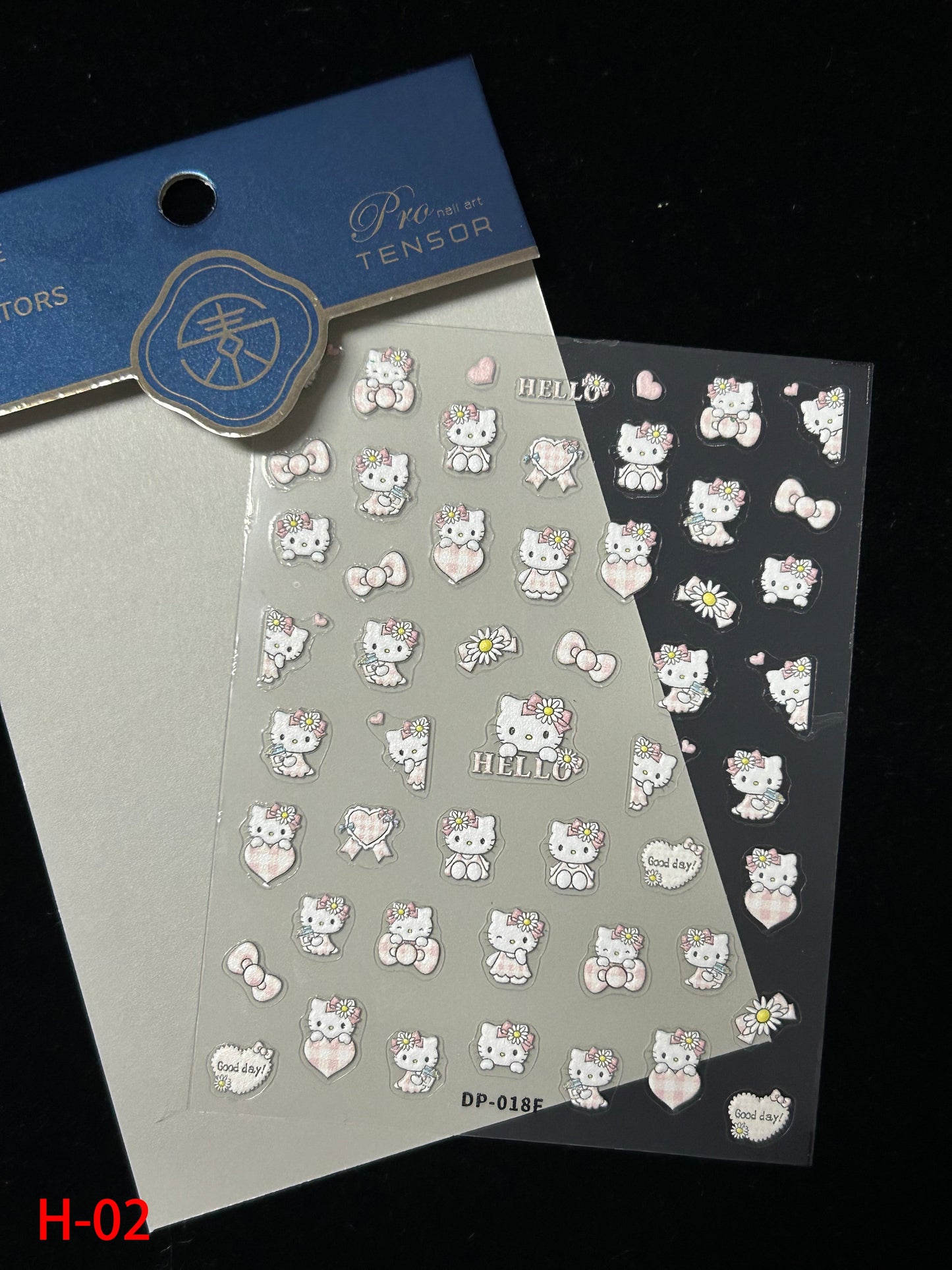 Autocollants pour nail art à l'effigie de chatons
