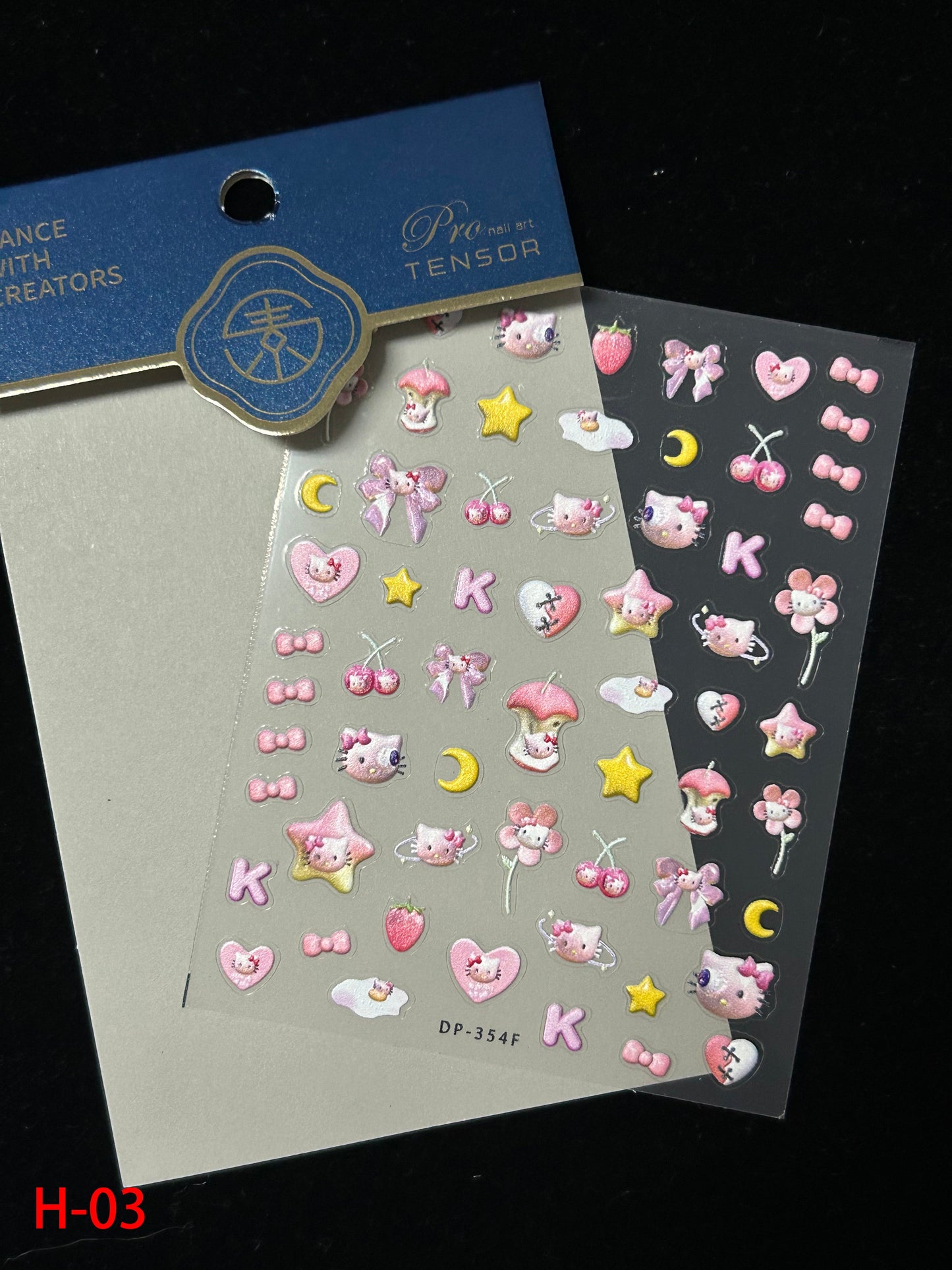Autocollants pour nail art à l'effigie de chatons