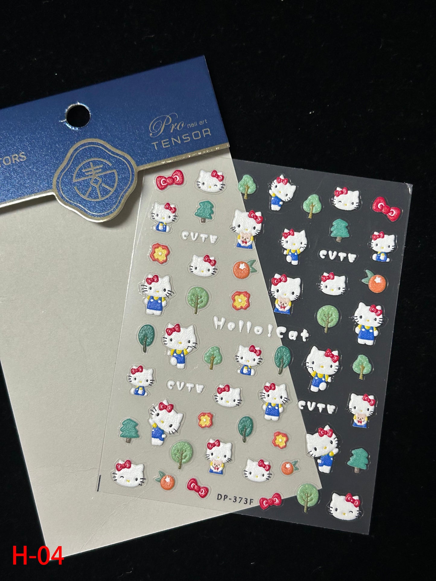 Autocollants pour nail art à l'effigie de chatons