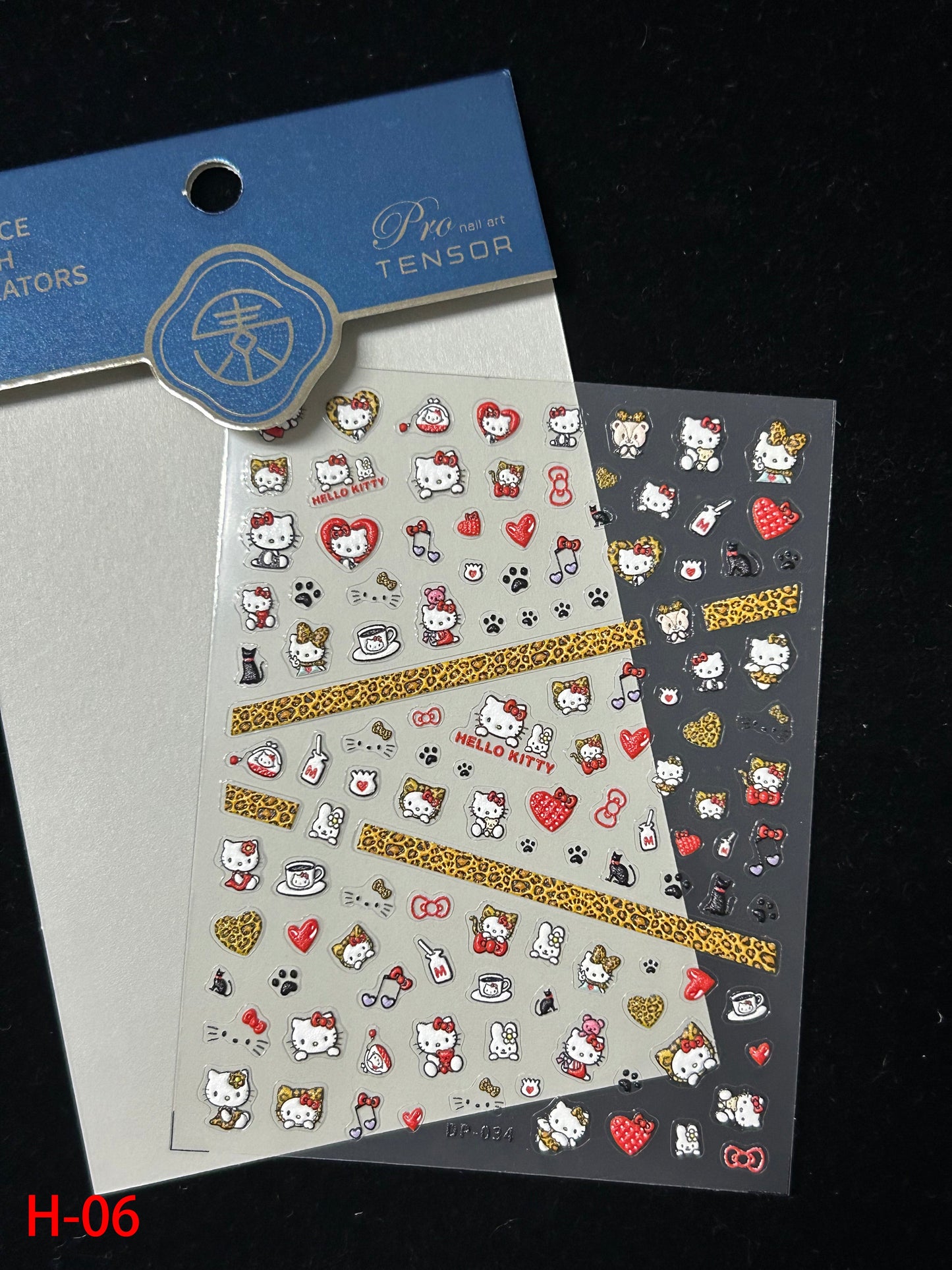 Autocollants pour nail art à l'effigie de chatons