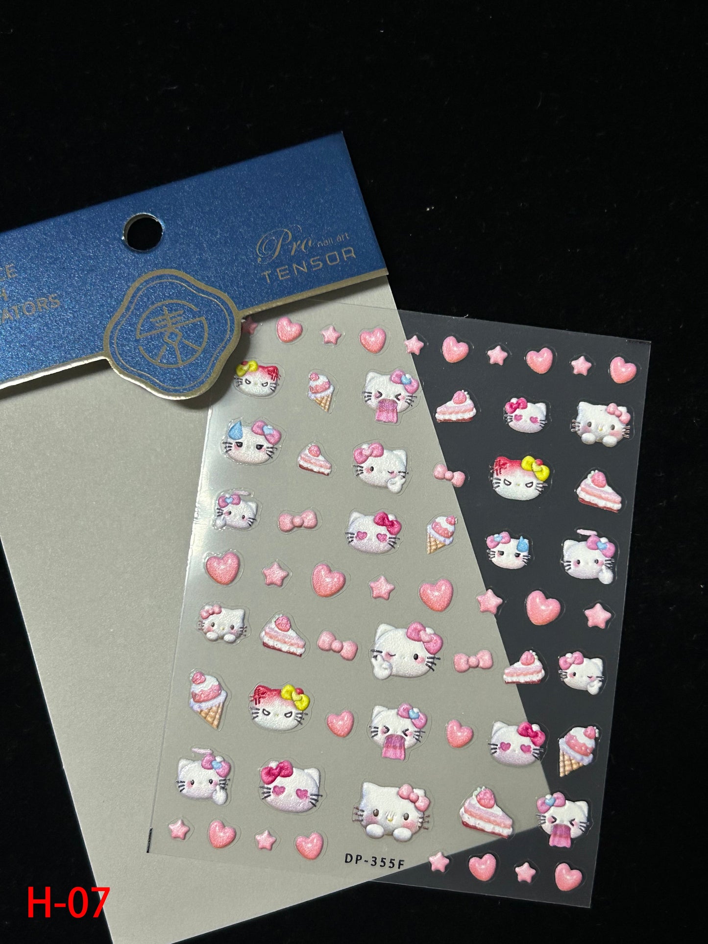 Autocollants pour nail art à l'effigie de chatons