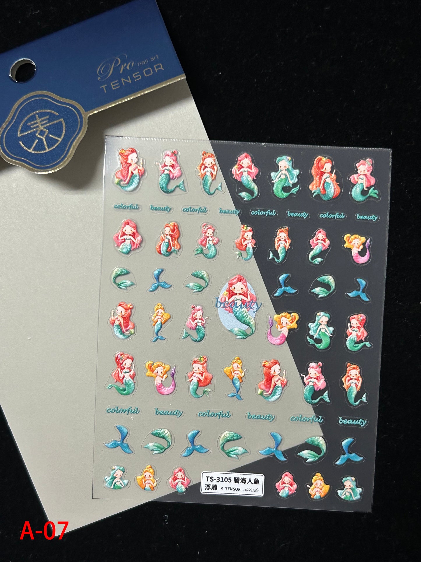 Autocollants pour nail art kawaii