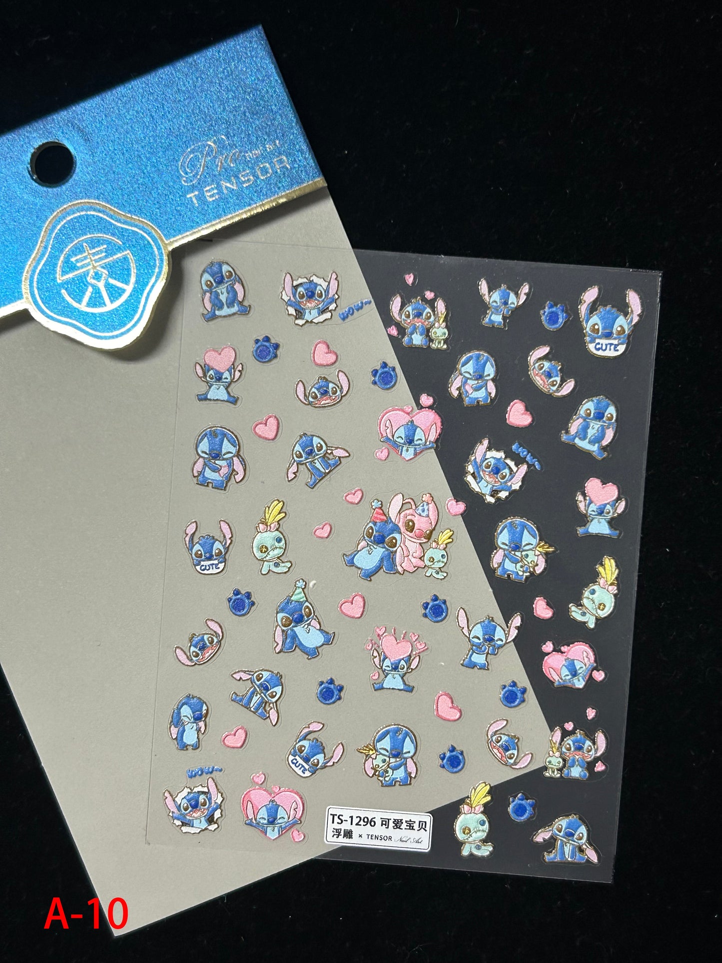 Autocollants pour nail art kawaii