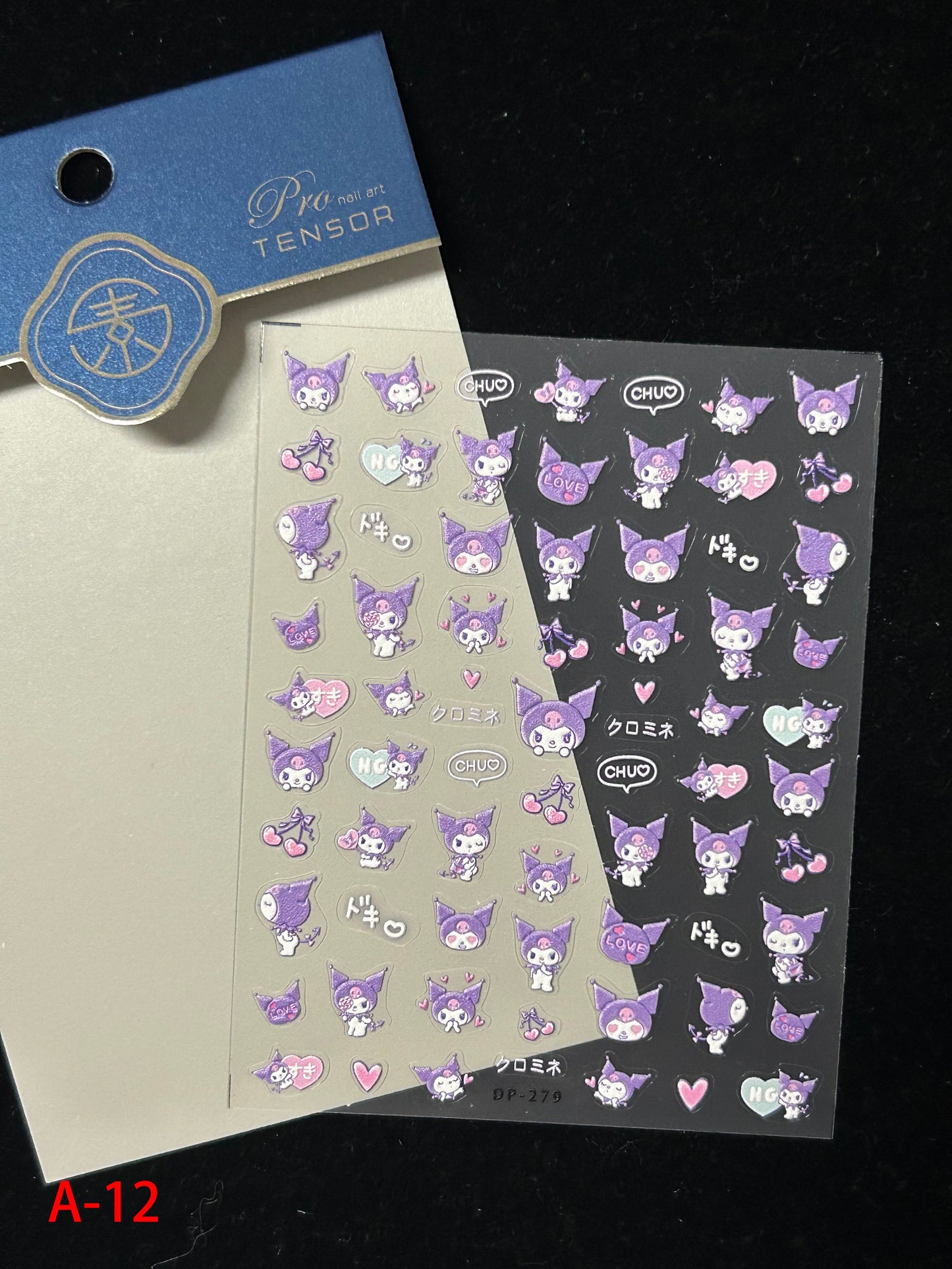 Autocollants pour nail art kawaii