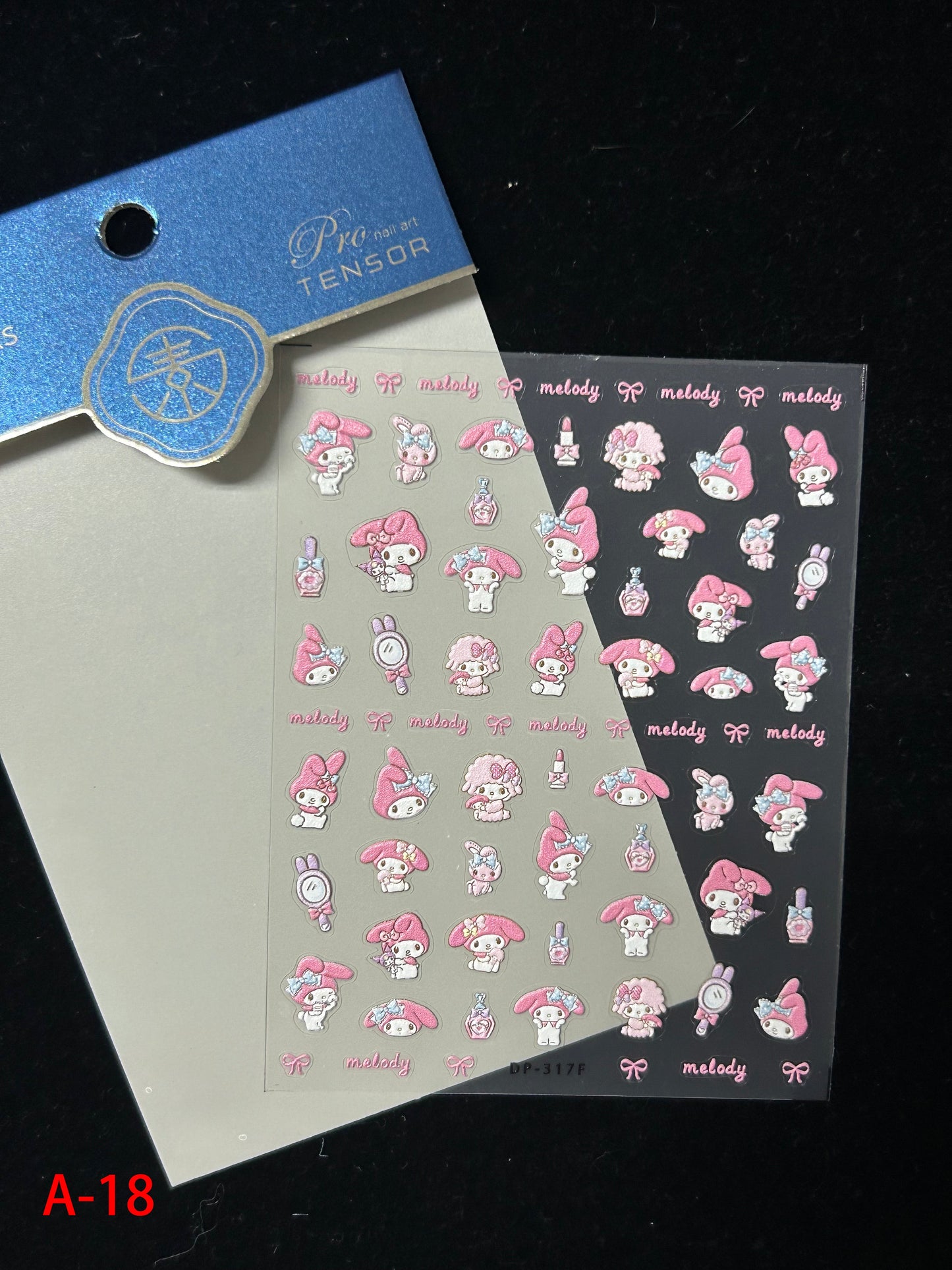 Autocollants pour nail art kawaii