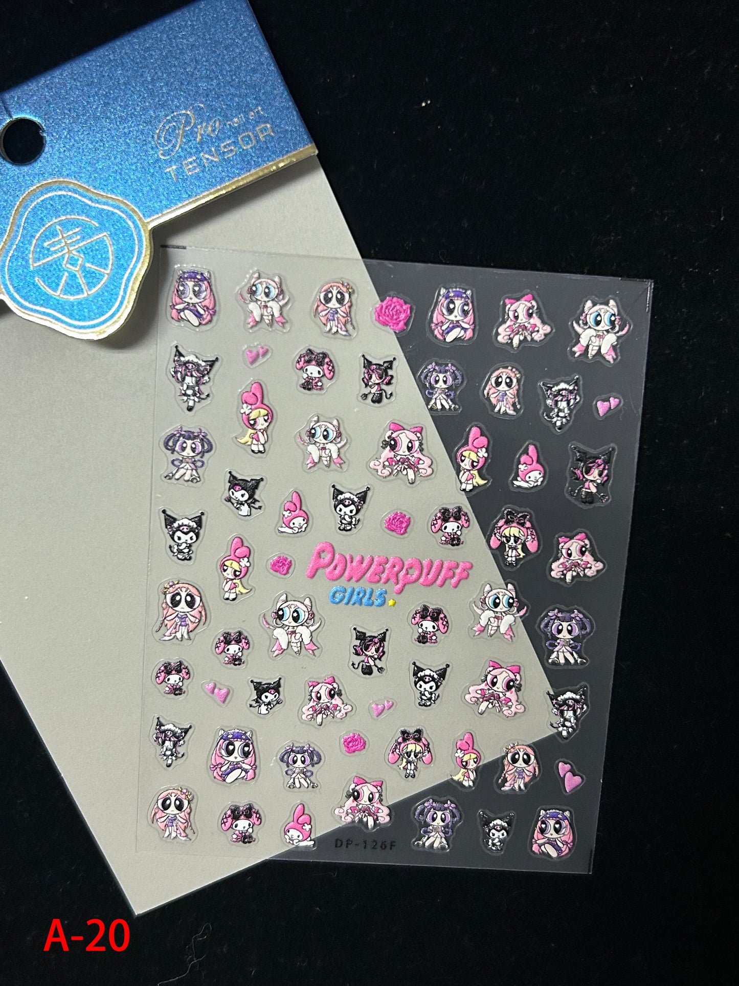 Autocollants pour nail art kawaii