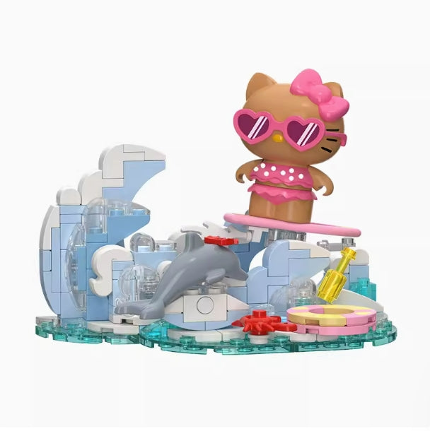 Kitty Hawaii Seaside Holiday Series Building Blocks