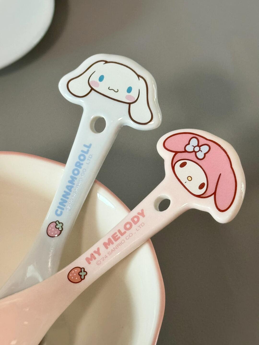 Kawaii Strawberry Tableware Set