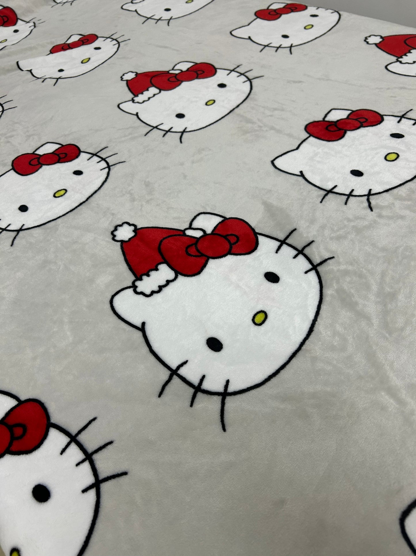 Kitty Christmas Plush Blanket