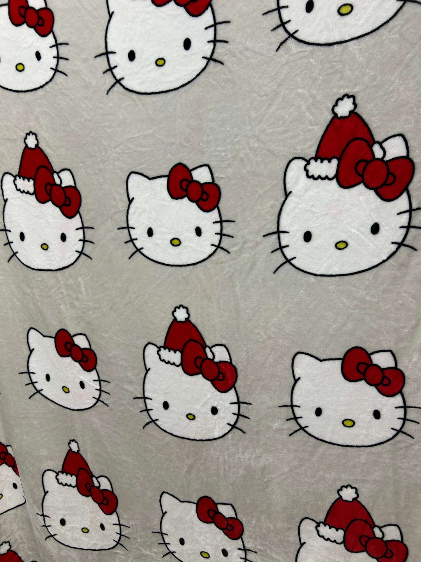 Kitty Christmas Plush Blanket