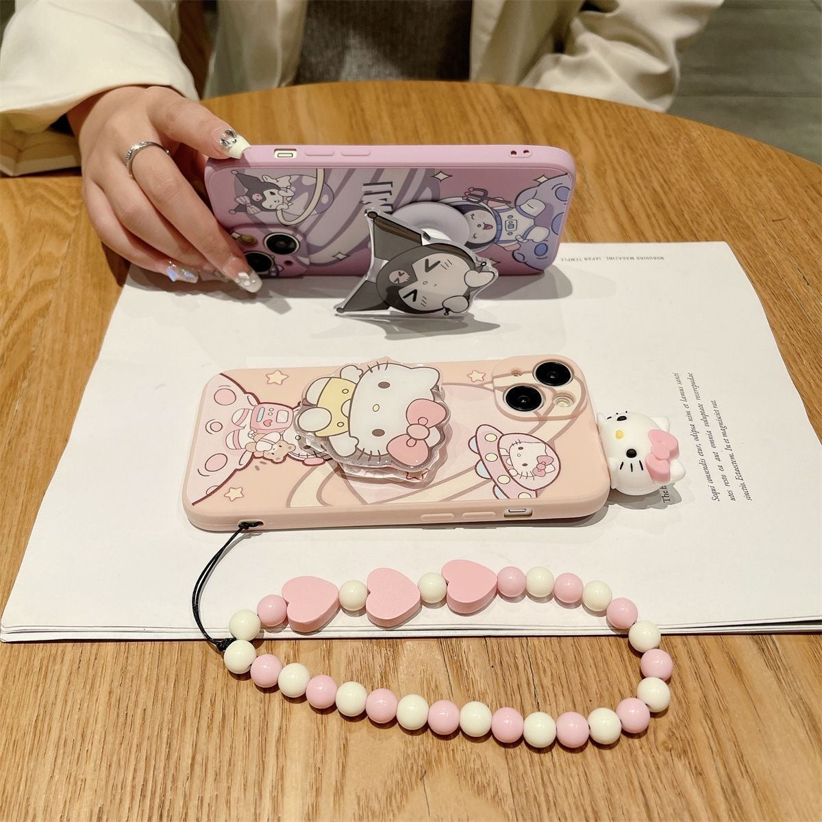 Kuro and Kitty Astronaut Phone Case