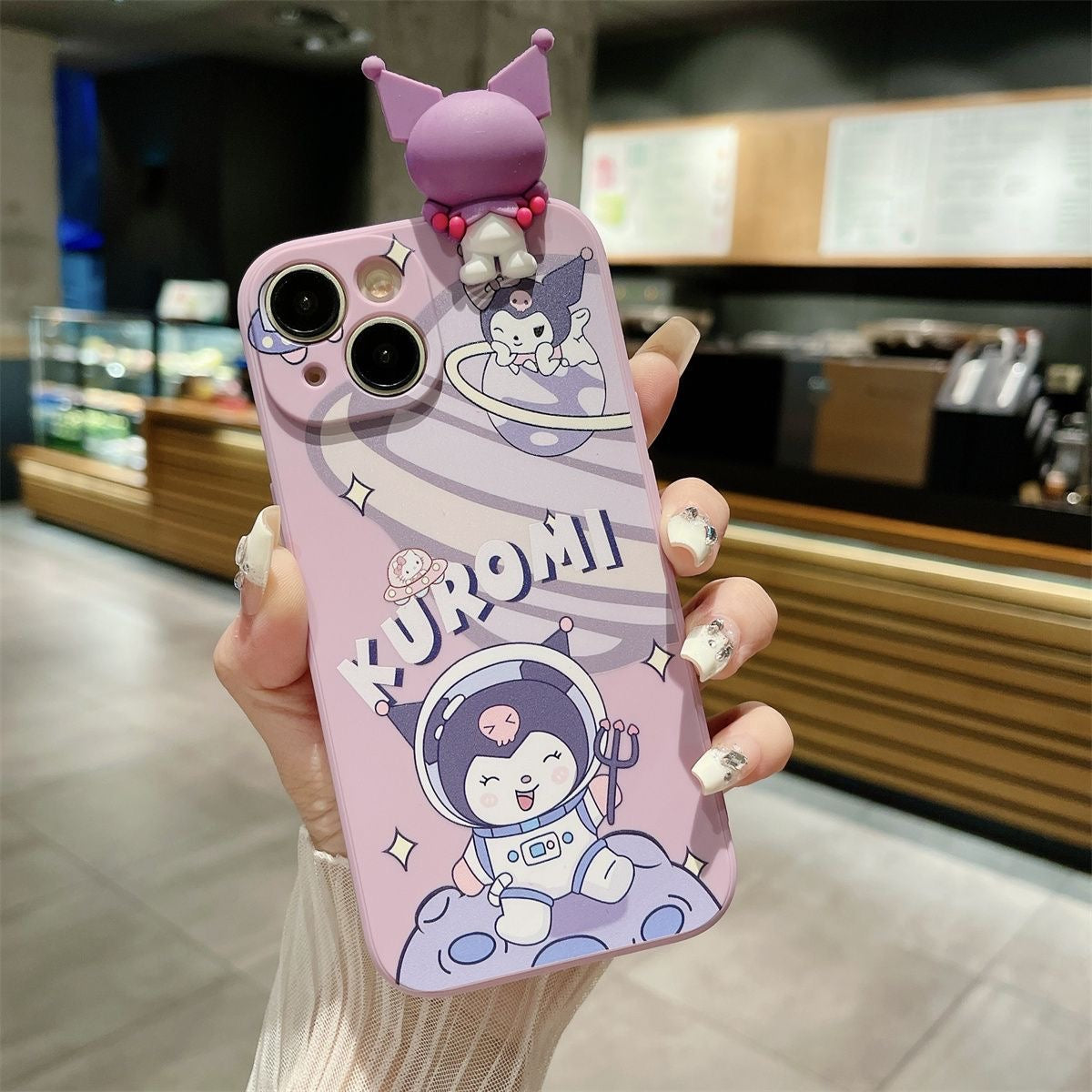 Kuro and Kitty Astronaut Phone Case