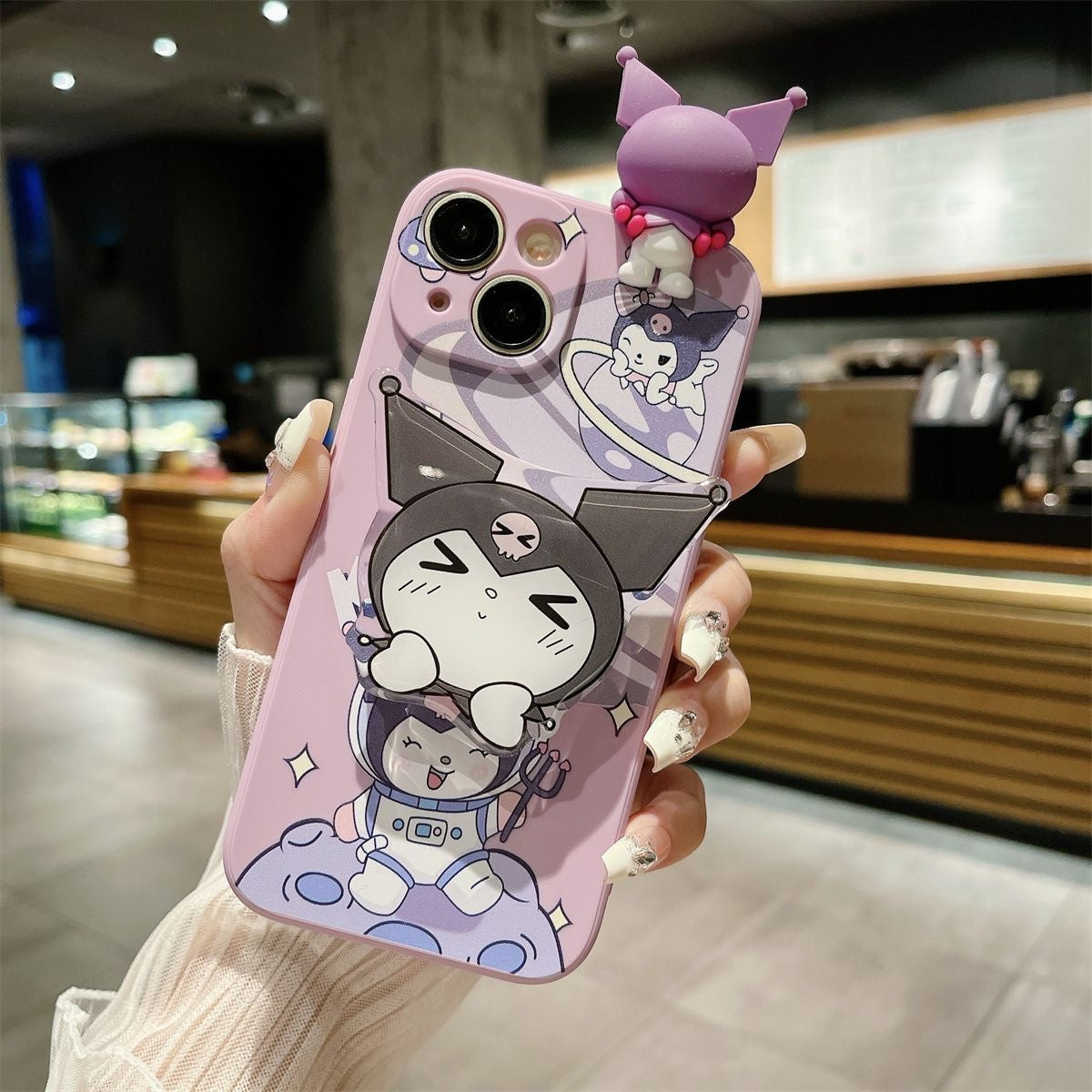 Kuro and Kitty Astronaut Phone Case