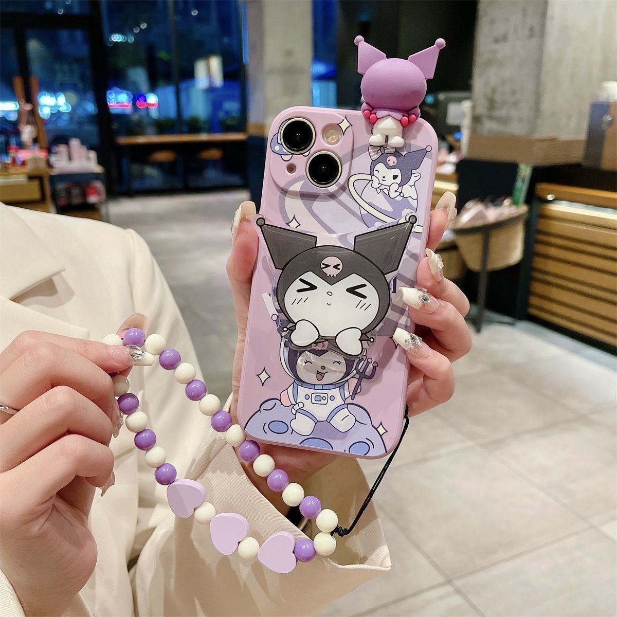 Kuro and Kitty Astronaut Phone Case