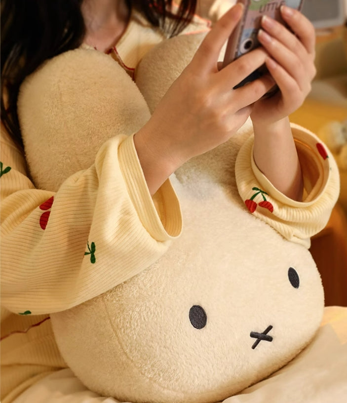 Bunny Head Plush Cushion