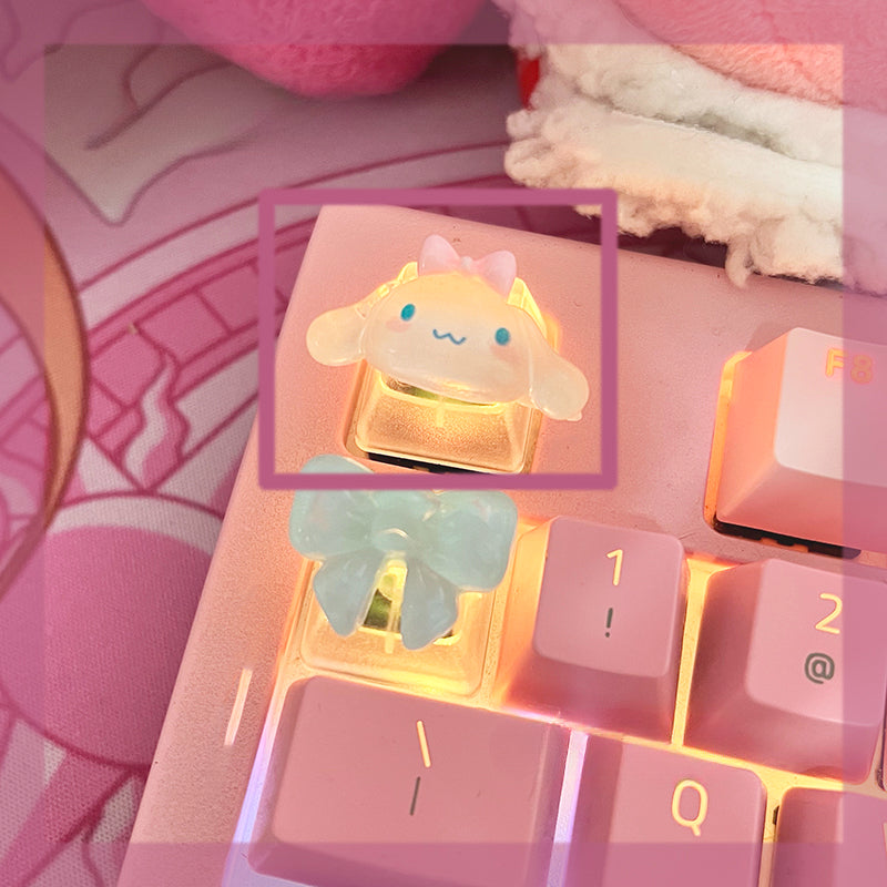 Characters Clear Keycaps - Lovesickdoe