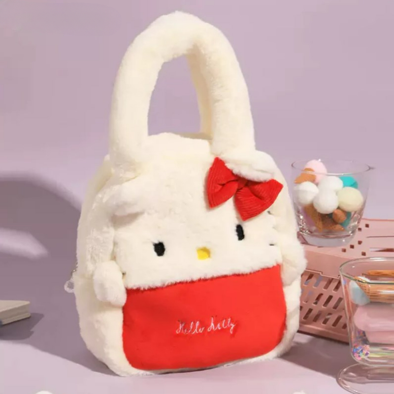 Fluffy Character Shoulder Bag - Lovesickdoe