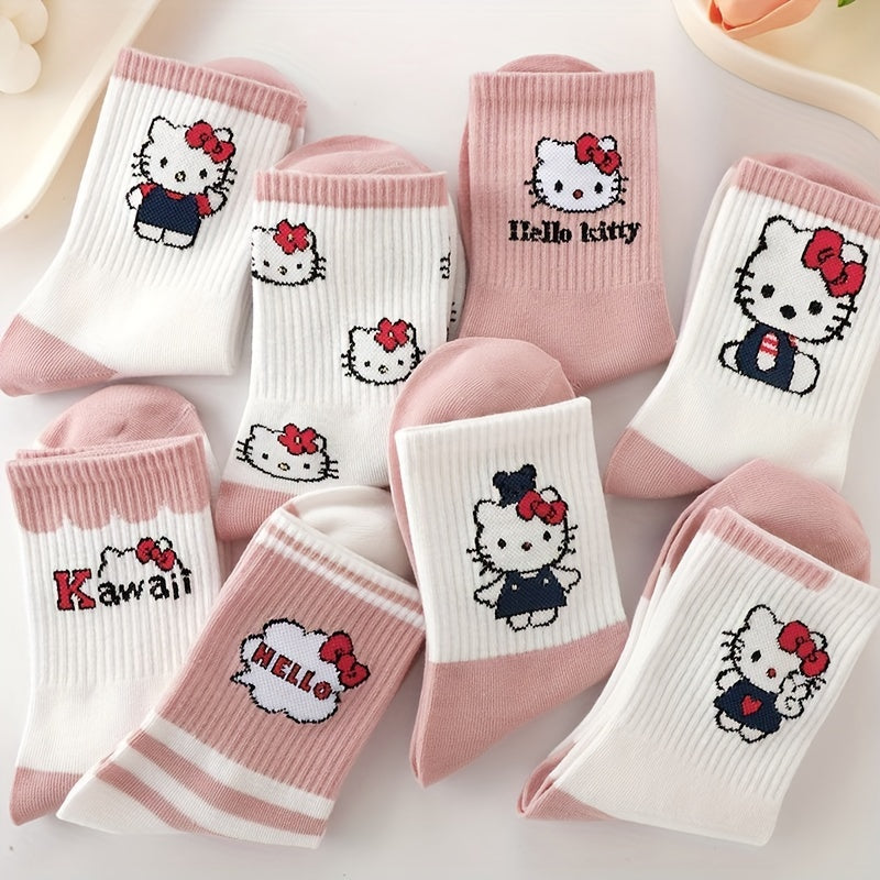 Kitty Cat Stockings - 8 Pairs