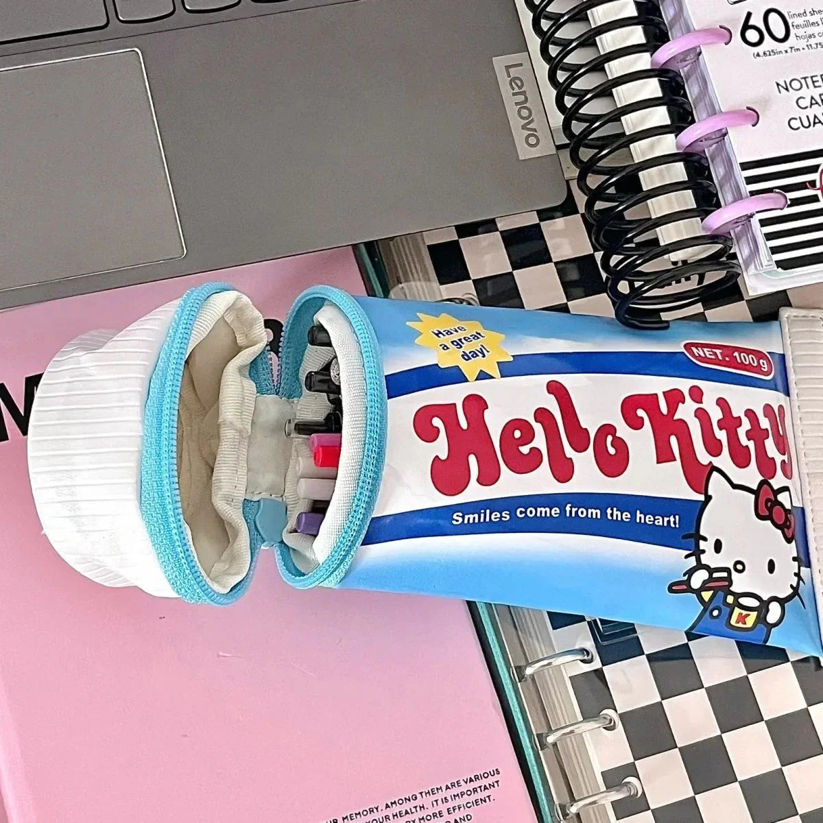 Kitty Toothpaste Organizer Pouch