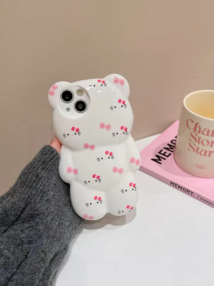 Kitty 3D Bear Phone Case