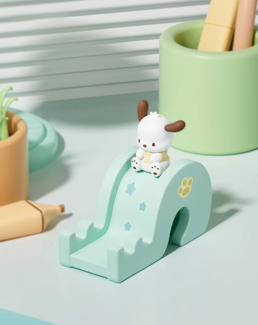 Slide mobile phone holder