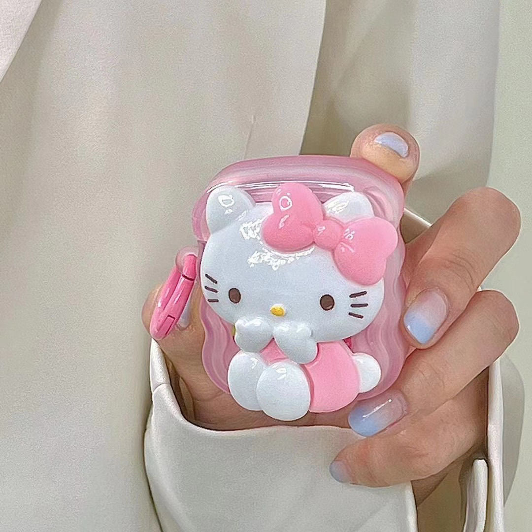 Kitty Pink Airpods Case